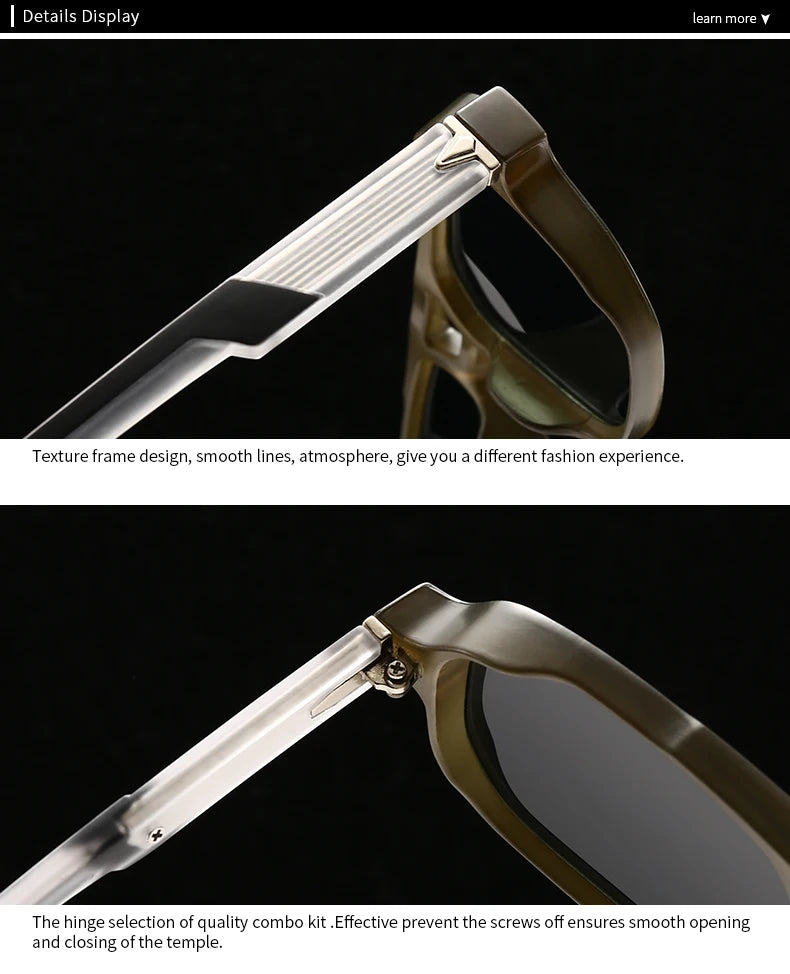 New European and American Male Aviator Glasses Retro Double-Brorgon Square Frame Sunglasses Cross-Border Spot Wholesale 62011
